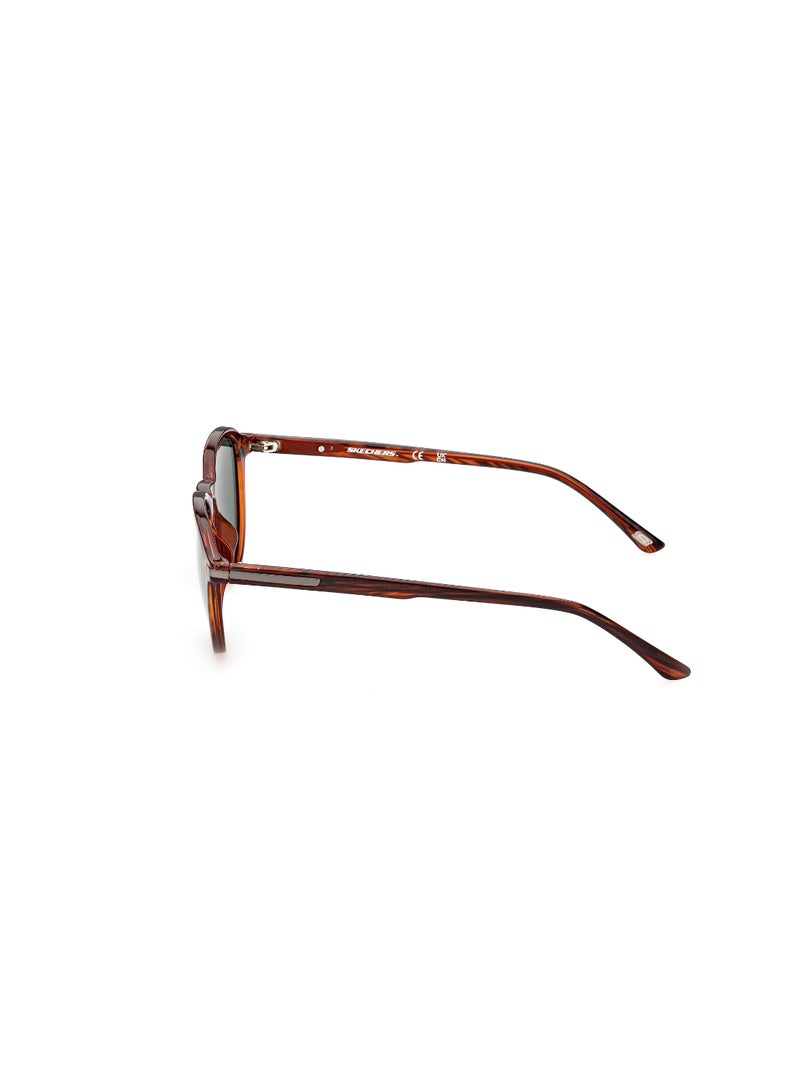 SKECHERS Full Rim Round Male Sunglass Se620748R51 - Image 2
