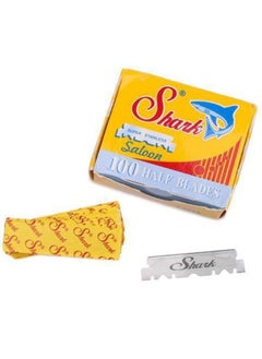 Shark 100 Shark Super Stainless Straight Edge Barber Razor Blades for Professional Barber Razors  - Image 1