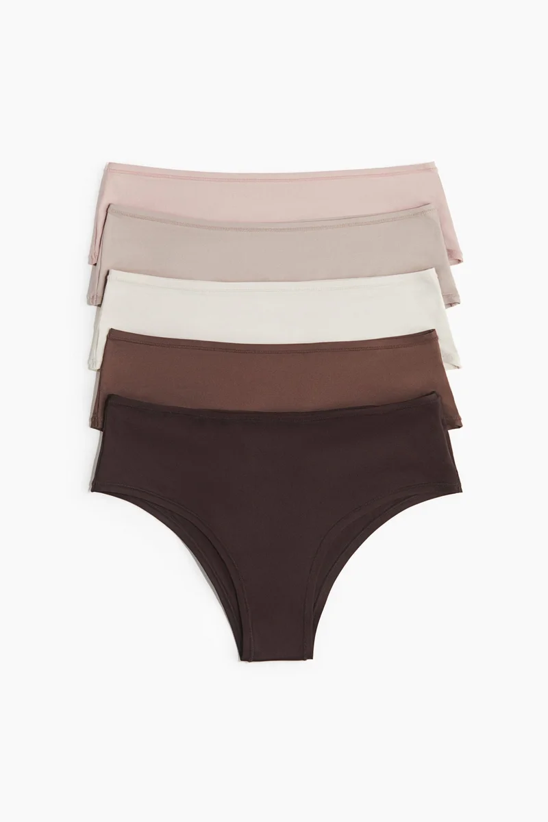 اتش اند ام سروال هيبستر من المايكرو فايبر - عبوة من 5