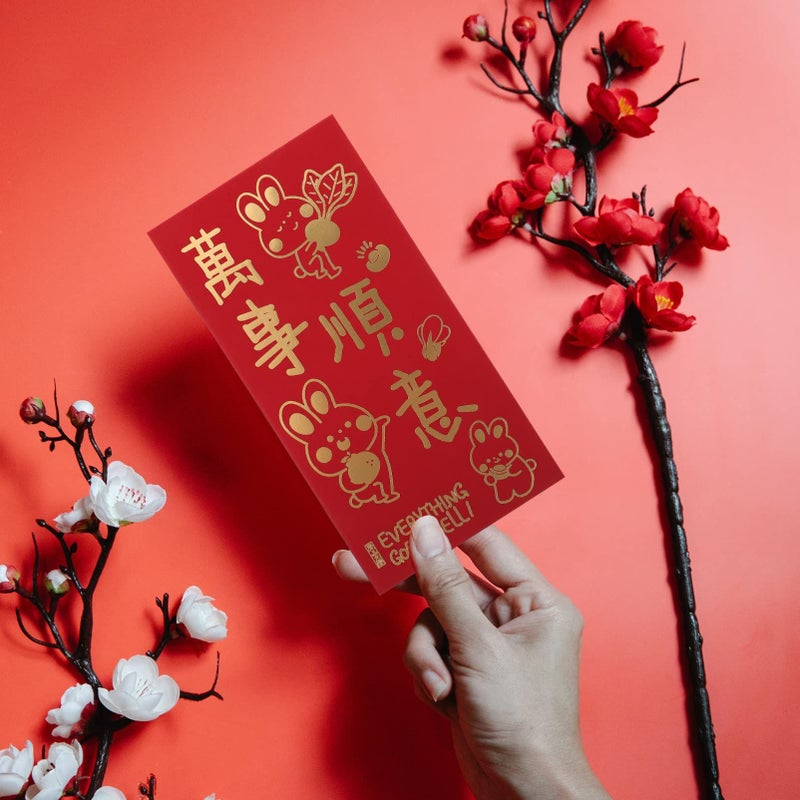 2023 Chinese Red Envelopes 6Pcs Lunar New Year Rabbit Hong Bao for Wedding Spring Festival - Image 5
