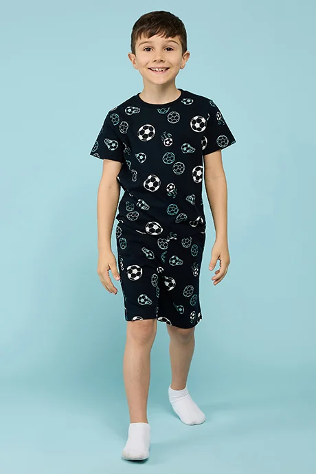 R&B Printed Shorts Pyjama Set
