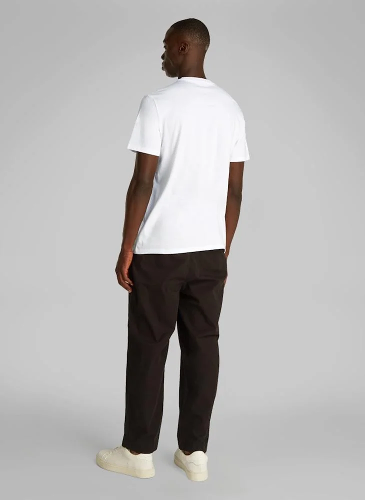Calvin Klein Jeans Logo Print Short Sleeve Crew Neck T-Shirt