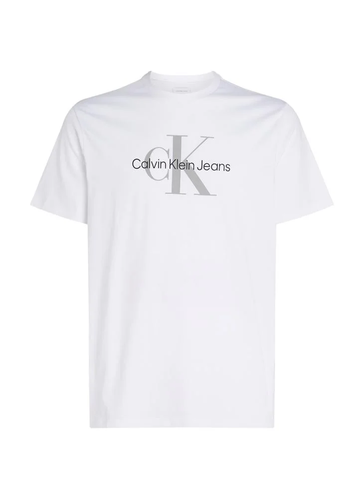 Calvin Klein Jeans Logo Print Short Sleeve Crew Neck T-Shirt