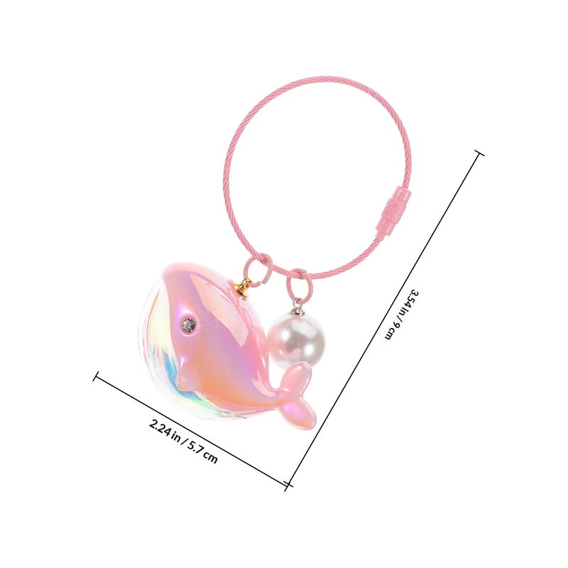 Keychain Decoration Whale Pendant Keychain Whale Pendant Whale Keyring Decor Whale Decoration Keychain Cute Whale Ornament - Image 2