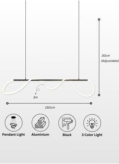 Target Modern LED Pendant Light for Dining Kitchen Living Room 150cm  - Image 4