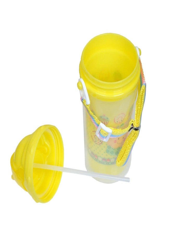 KETKAR Water Bottle with Straw for Kids Boys_Yellow - Image 4