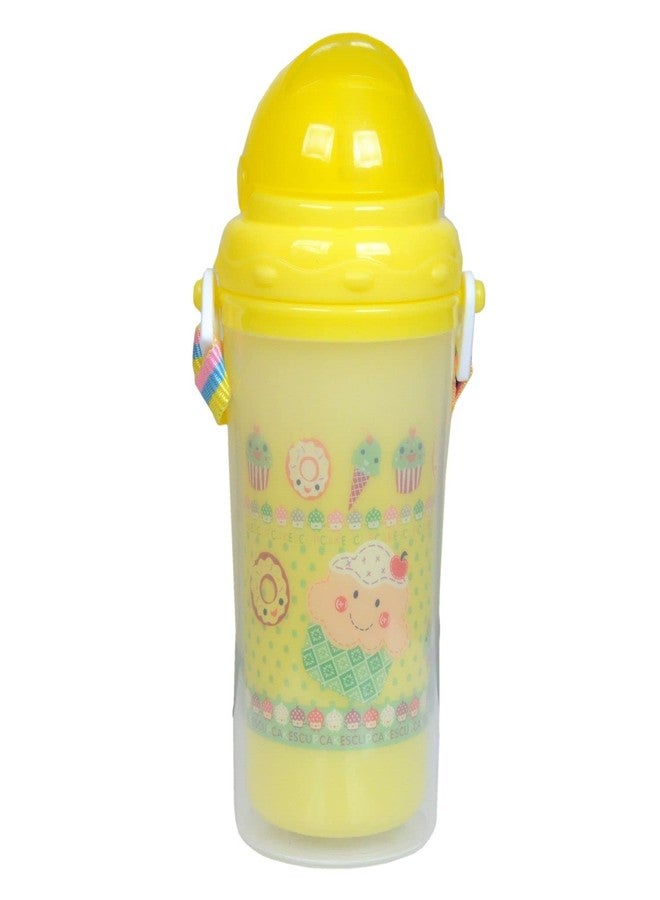 KETKAR Water Bottle with Straw for Kids Boys_Yellow - Image 2