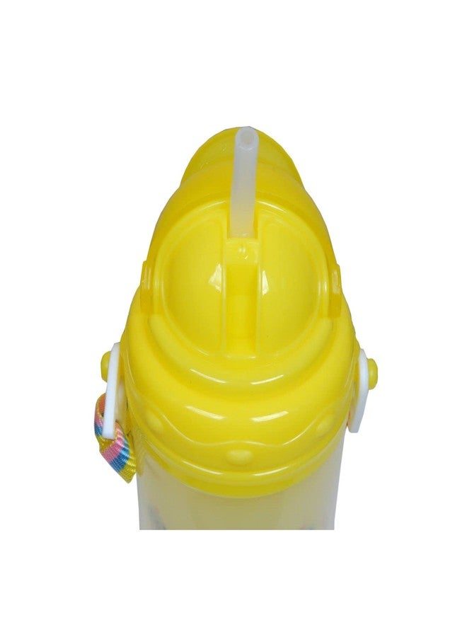 KETKAR Water Bottle with Straw for Kids Boys_Yellow - Image 3