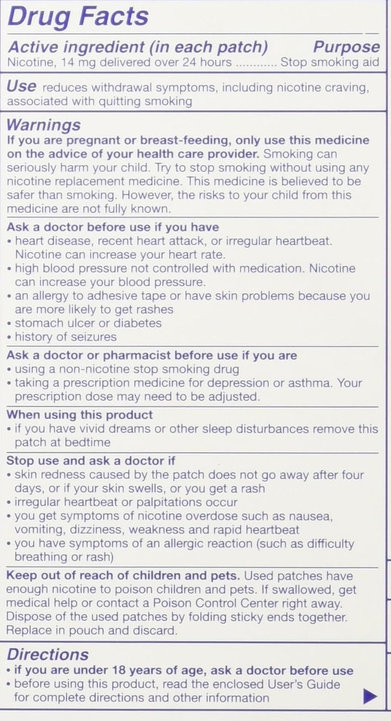 NicoDerm CQ Clear Patch Step 2 14mg - 14 Count - Image 3