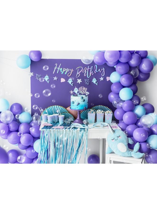 PartyDeco Foil balloon Narwhal, 53x87cm, mix - Image 3
