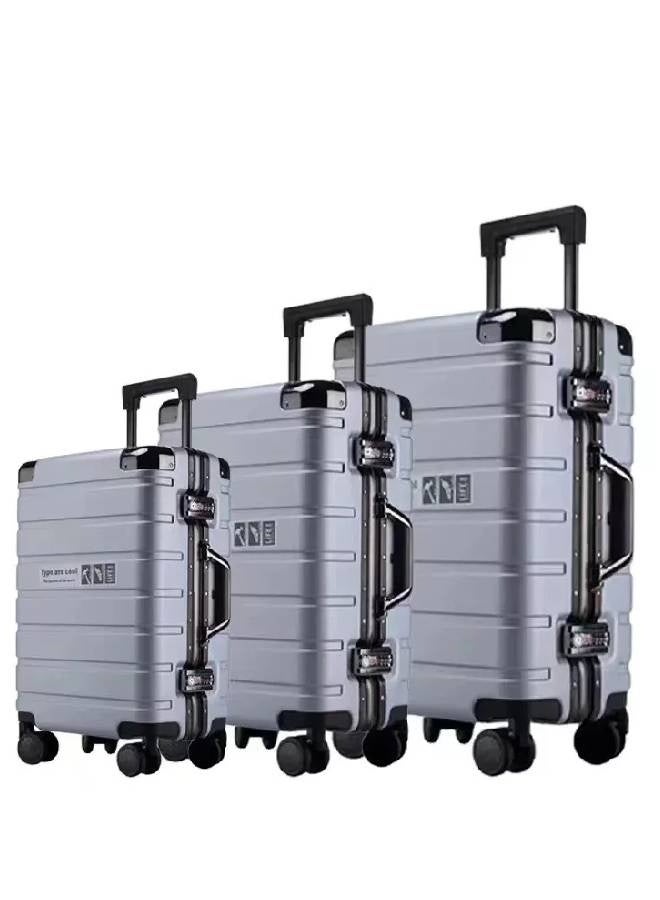 إن كي أكس مجموعة حقائب سفر فاخرة ذات هيكل صلب - حقائب سفر متينة من سبائك الألومنيوم (مجموعة من 3 قطع) - Image 1