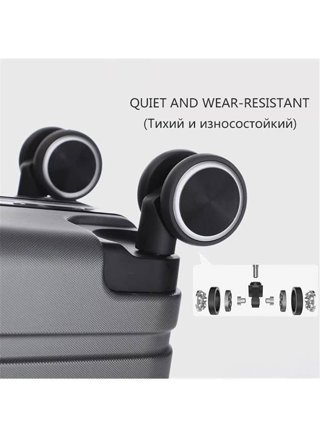 إن كي أكس مجموعة حقائب سفر فاخرة ذات هيكل صلب - حقائب سفر متينة من سبائك الألومنيوم (مجموعة من 3 قطع) - Image 2