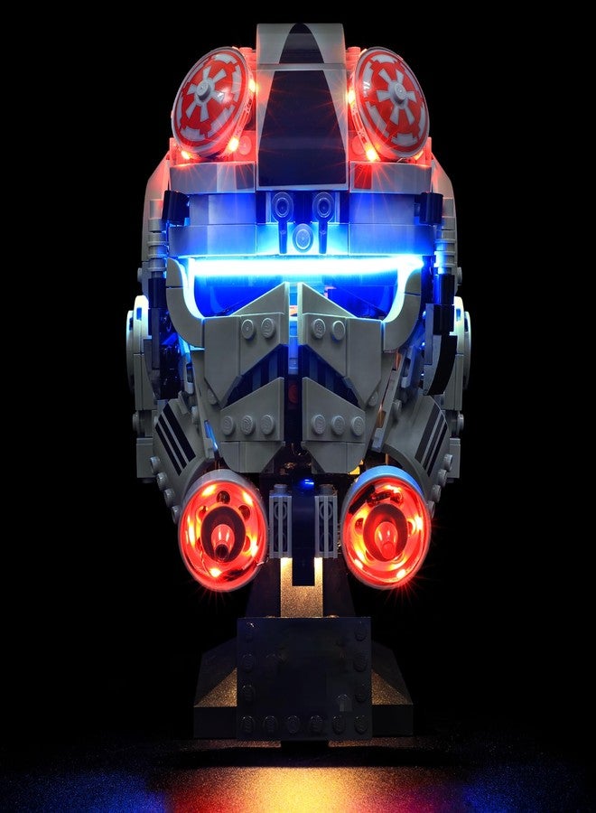 flashebrick Light kit Compatible with Lego 75429 at- at Driver Helmet, Lighting Accessories for Lego at-at Driver's Helmet Building Blocks Model (No Model Included) - Image 1
