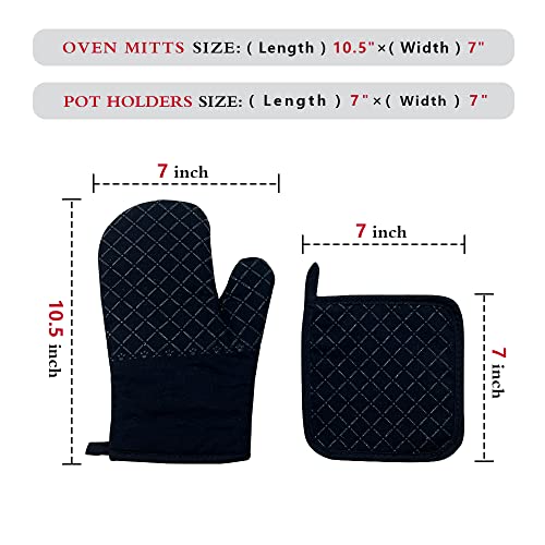 zcyhtqp, When in Doubt Pull It Out, Funny Silicone Non-Slip Oven Mitts and Pot Holders Sets of 2, Cooking Baking BBQ Gifts, Chef Gift, Bake Lover Gift, Housewarming Presents - Image 4