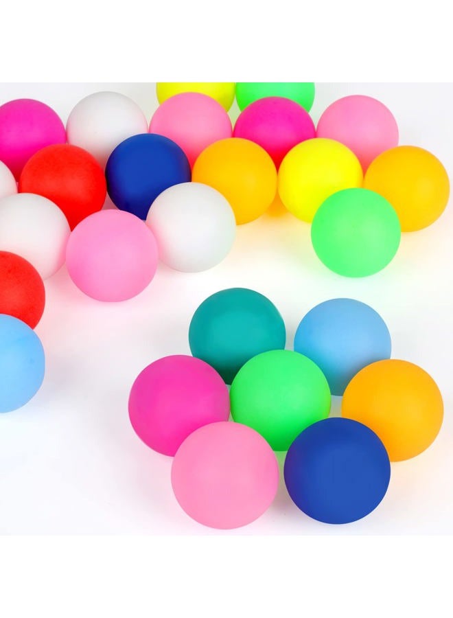Guirnd 28 Pcs Colored Ping Pong Balls, 40mm Table Tennis Balls, Ping Pong Balls for Games or Arts, Pong Balls for Kids, Pet Toys - Image 1