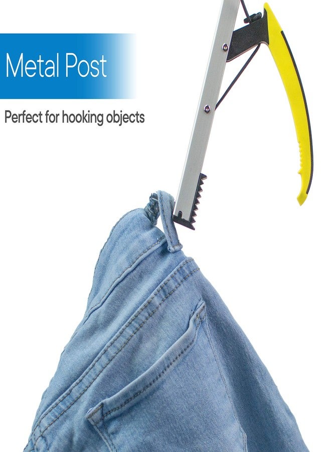 RMS 32" Long Grabber Reacher | Magnetic Tip Helps Pick Up Small Objects | Fitted with Post to Assist with Dressing | Mobility Aid Reaching Assist Tool, Arm Extension (32 Inch) - Image 3