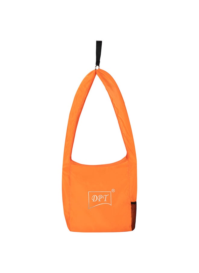 DPT Foldable Bag Portable Shopping Bag Orang Size 30*35 Cm  - Image 1