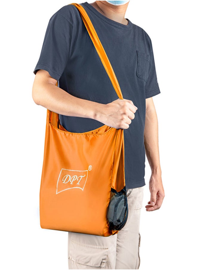 DPT Foldable Bag Portable Shopping Bag Orang Size 30*35 Cm  - Image 5