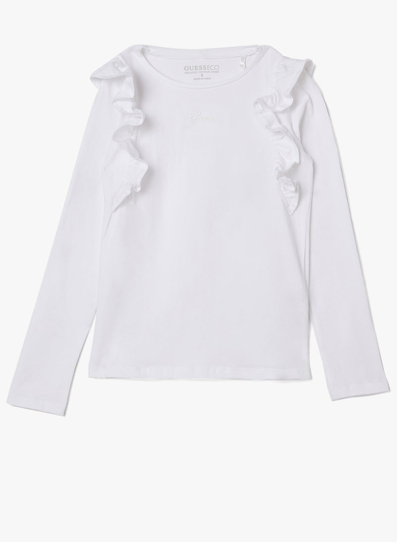 GUESS Kids Graphic Crew Neck T-Shirt - Image 1