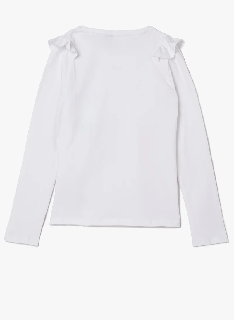 جس Kids Graphic Crew Neck T-Shirt