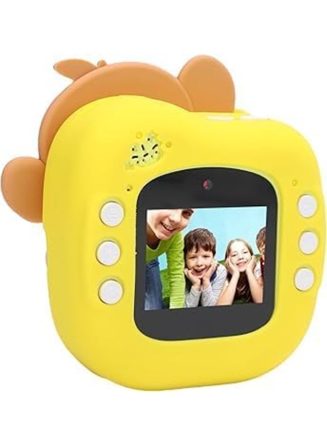 Digital Instant Print Camera with 2.0 Inch Screen, Selfies, Countdown Timer and Fun Frames, Supports Black and White Printing - Image 1