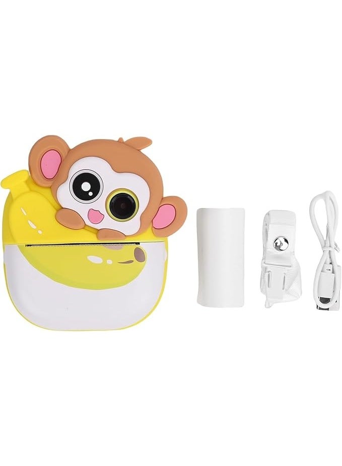 Digital Instant Print Camera with 2.0 Inch Screen, Selfies, Countdown Timer and Fun Frames, Supports Black and White Printing - Image 2
