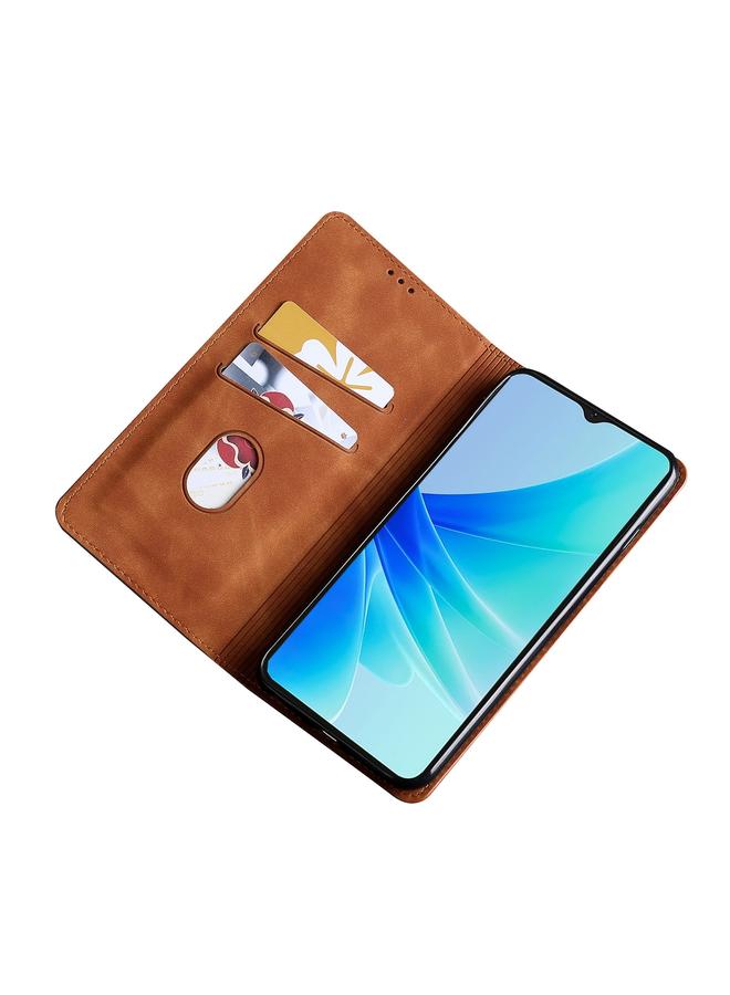 S-TOP Case For OPPO K10 5G Global Skin Feel Magnetic Flip Leather Phone Case - Image 3