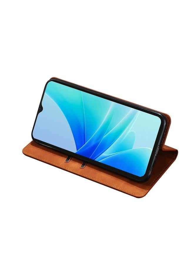 S-TOP Case For OPPO K10 5G Global Skin Feel Magnetic Flip Leather Phone Case - Image 4