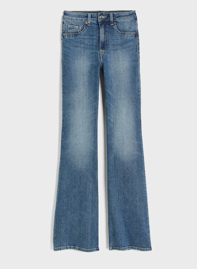 اتش اند ام Flared High Leg Jeans