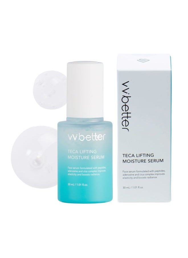 VVBETTER Centella Asiatica Lifting Serum for Face with Peptides, Niacinamide and Hyaluronic Acid, Hydrating & Brightening Korean Skincare, Glow & Plump Effect, for Sensitive Skin 1.01 fl. Oz  - Image 1