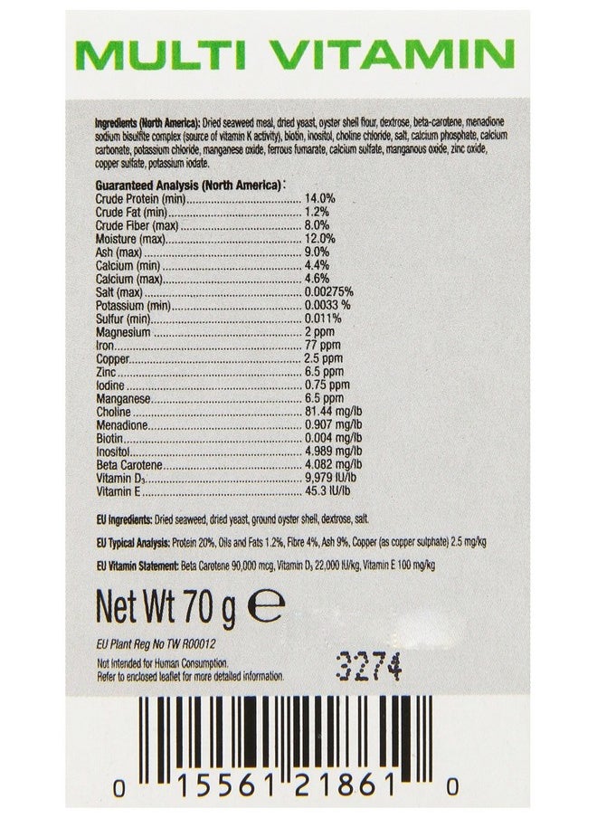 Exo Terra Multi Vitamin Powder Supplement For Reptiles And Amphibians, 2.5 Oz., Pt 1861  - Image 4
