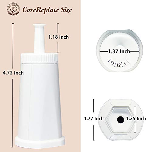 CoreReplace 4 Pack Replacement Water Filter for Breville Barista Touch Espresso Machine BES880, Barista Pro BES878, Oracle Touch BES990, Oracle BES980 & Dual Boiler BES920 Bambino ClaroSwiss，#BES008WHT0NUC1 - Image 2