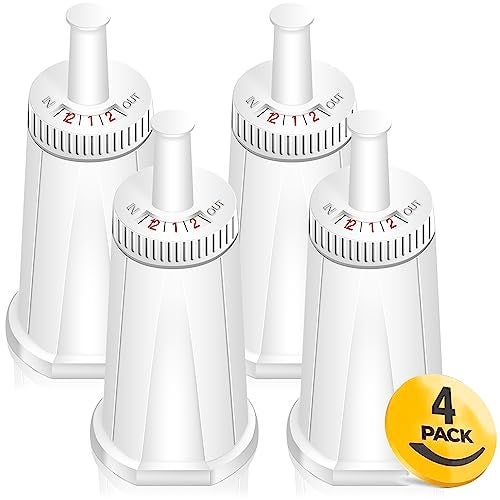 CoreReplace 4 Pack Replacement Water Filter for Breville Barista Touch Espresso Machine BES880, Barista Pro BES878, Oracle Touch BES990, Oracle BES980 & Dual Boiler BES920 Bambino ClaroSwiss，#BES008WHT0NUC1 - Image 1