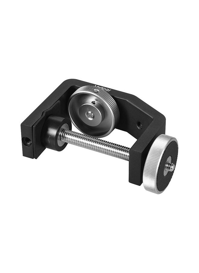 ANDOER - MFC-60 Heavy Duty Photography Desk Tree Clamp Multifunctional C-shaped Clamp Window Glass Clamp for GoPro Action Camera for DSLR Camera Max. 60mm Clamping Distance Max. Load 4kg - Image 1
