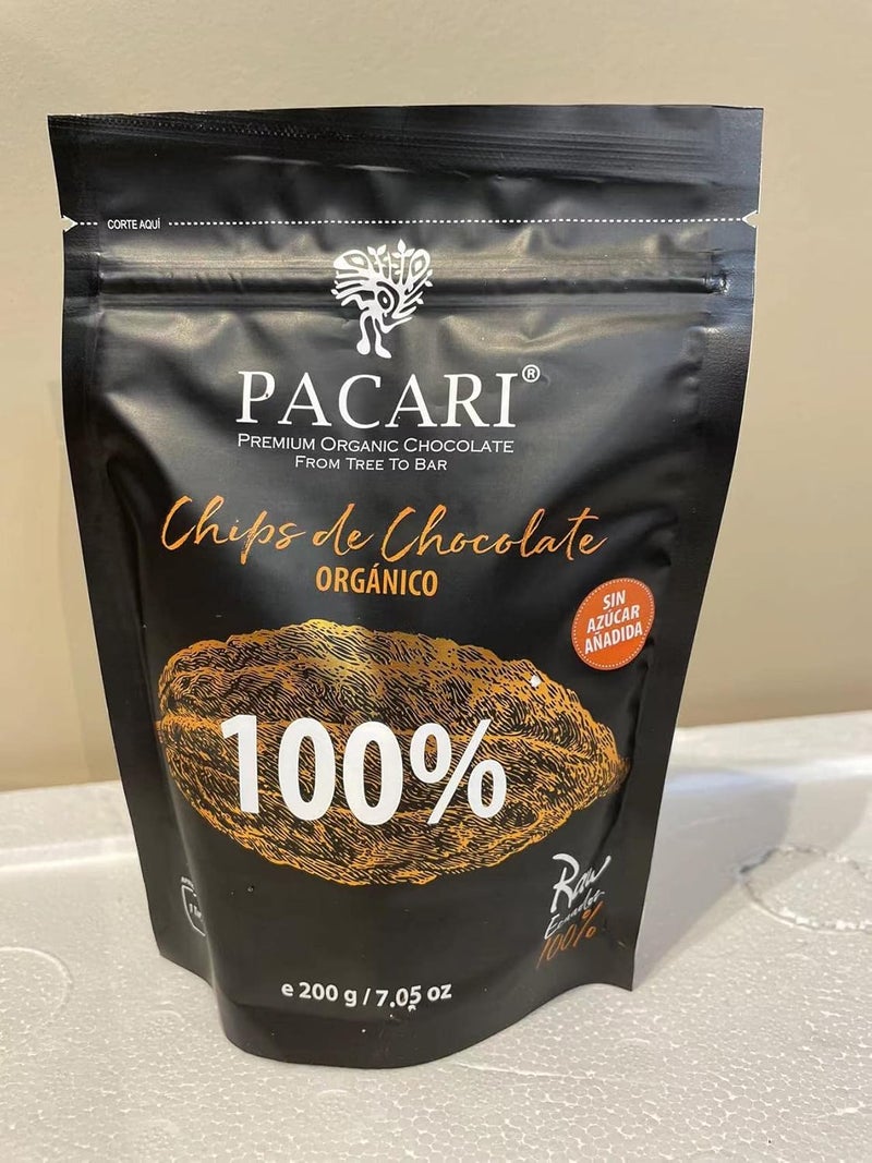 Pacari 100% Organic Dark Cooking Drops - 200g - Image 1