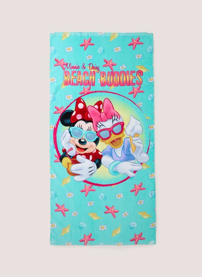 Matalan Kids Blue Minnie & Daisy Beach Towel