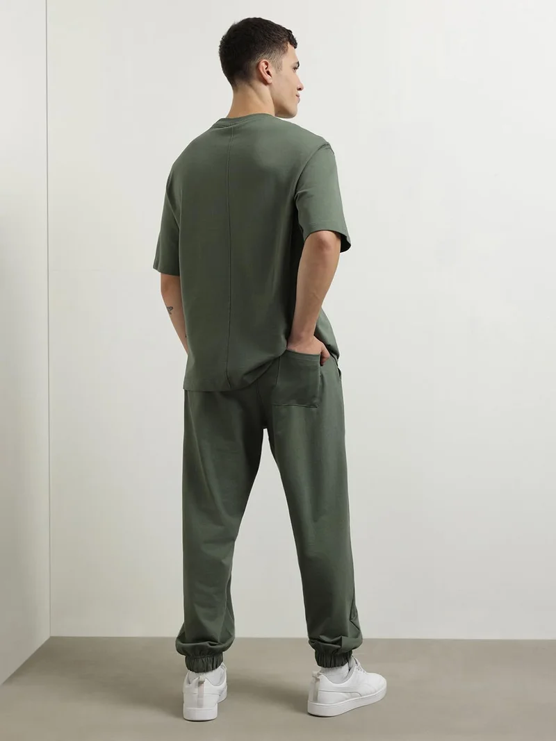 NOBERO  Olive Green Co-Ord Set for Men for Men | Best Price UAE