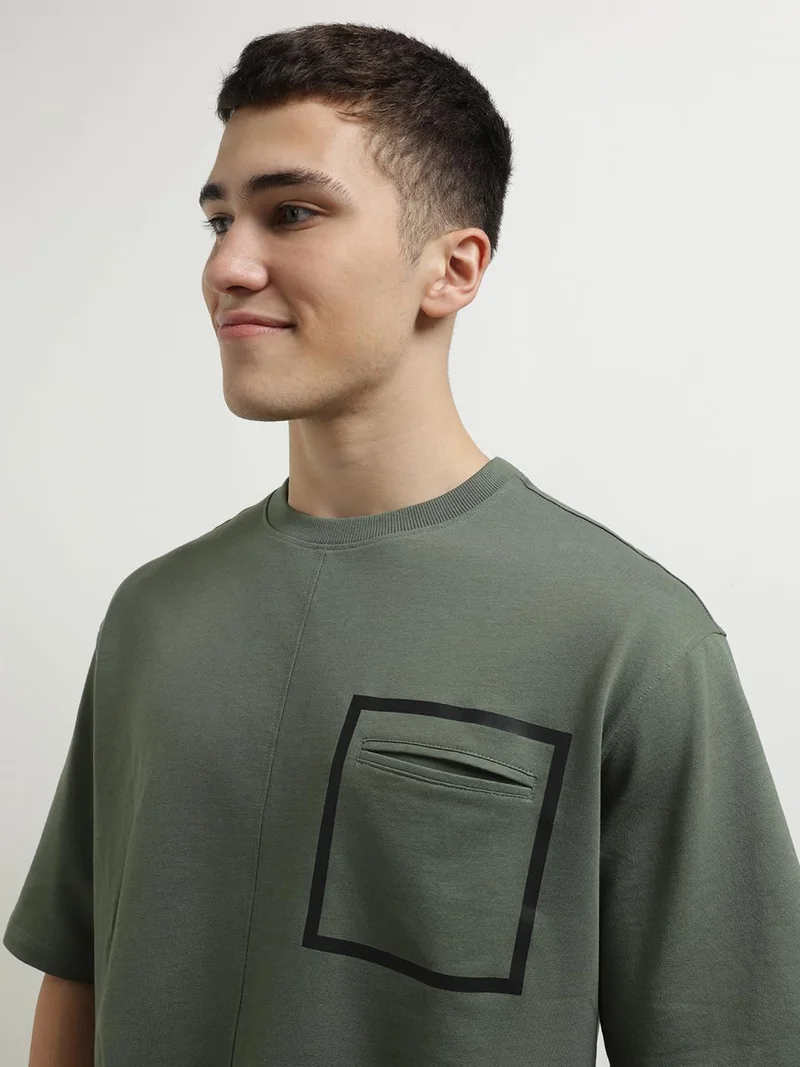 NOBERO  Olive Green Co-Ord Set for Men for Men | Best Price UAE