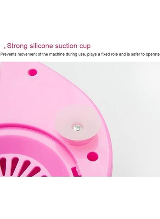 Generic - Automatic Mini Cotton Candy Maker Pink 26X13X26Cm - Image 1