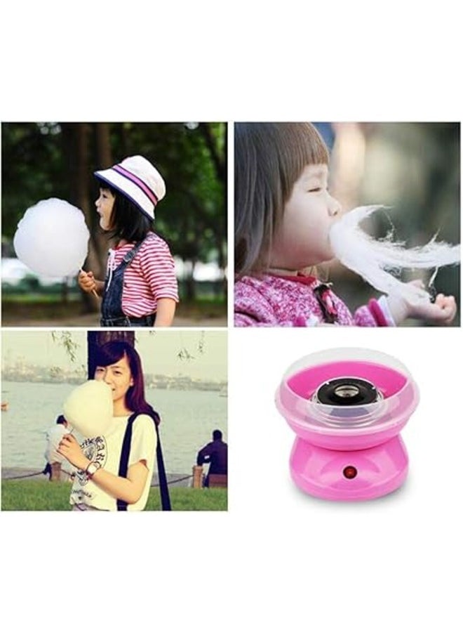 Generic - Automatic Mini Cotton Candy Maker Pink 26X13X26Cm - Image 1