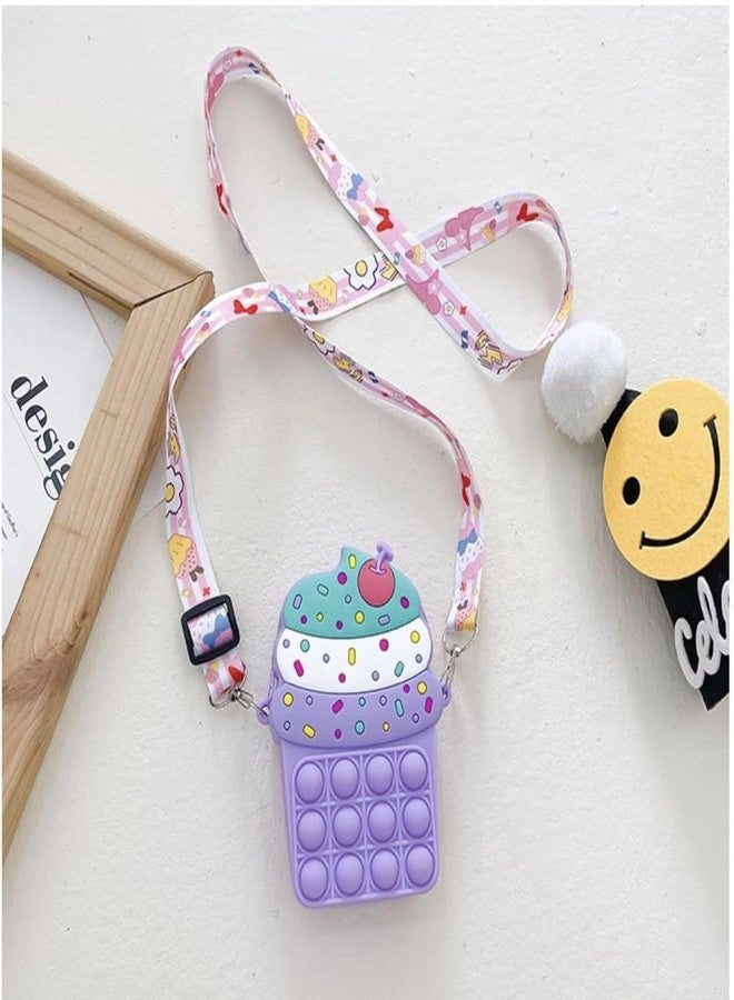 Returngifts Pack of 10 popit sling bags for birthday return gift for the girls age upto 7 years old I Best small size gifts for kanjak kanya navratri durga pujan I Random Design. - Image 4