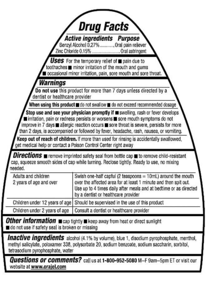 Orajel Toothache Rinse Mint - Image 2