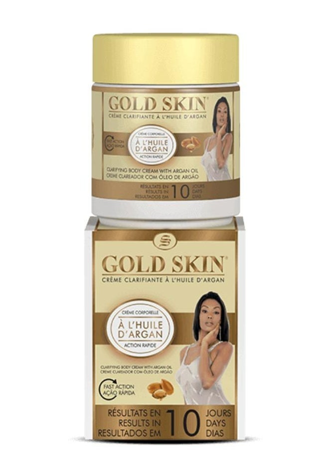 gold skin Clarifying Body Cream With Argan Oil 140 ML  - Image 2