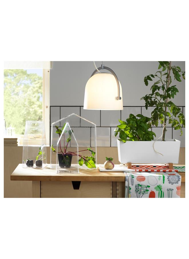 erorex Plant pot, white, 32x15 cm - Image 3