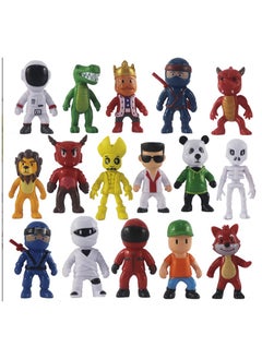 16pc Stumble Guys Action Figure Kawaii Anime PVC Game Model Statue Set 6-7cm