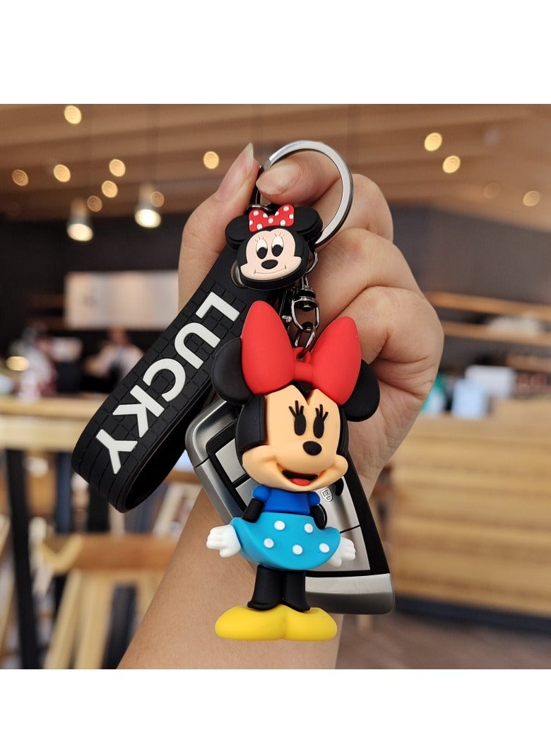 Cartoon Car Keychain Pendant Cute Bag Pendant Creative Small Gift Accessories - Image 1