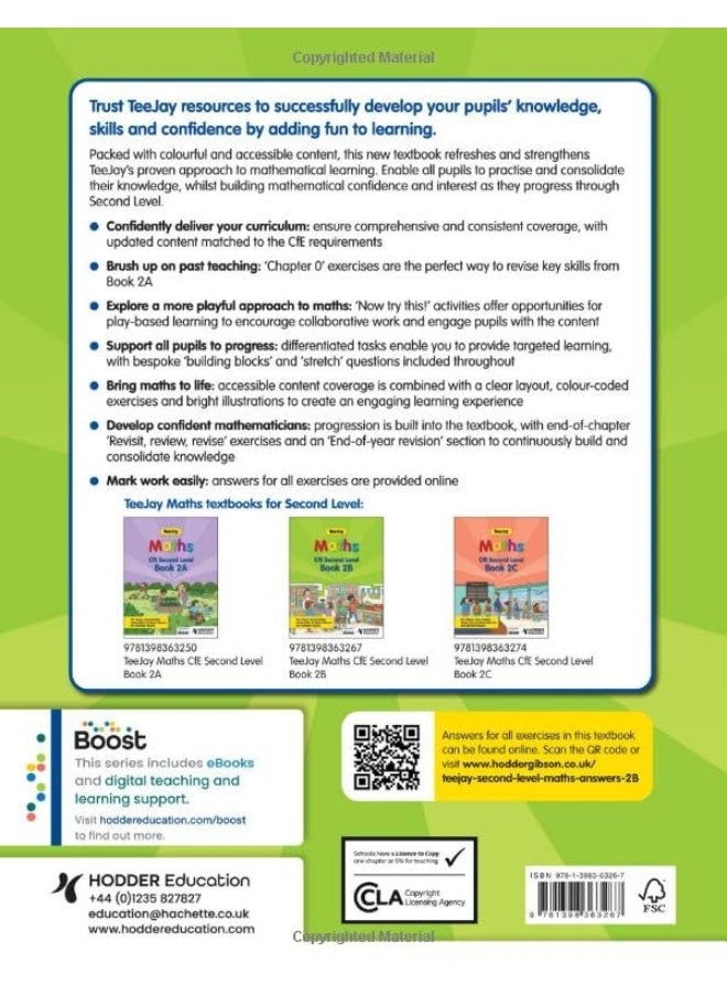null - TeeJay Maths CfE Second Level Book 2B Second Edition - Image 1