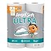 Angel Soft ورق تواليت أنجل سوفت ألترا 6 لفات ميغا 24 لفة عادية 2 طبقة - Image 2