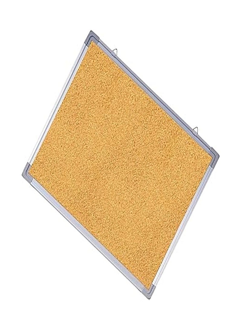Smart - cork board 90 * 60 cm ideal for both adults and kids - wooden - Image 1