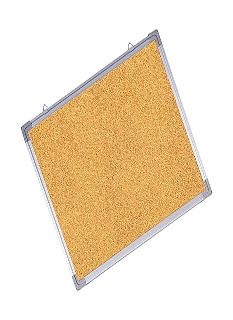 Smart - cork board 90 * 60 cm ideal for both adults and kids - wooden - Image 1